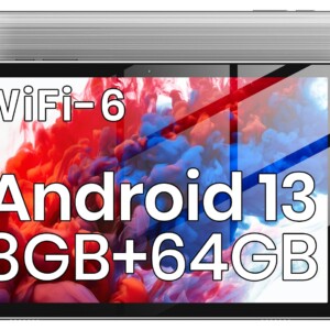 Tableta Android 13 2024 más nueva, tabletas Octa-Core de 10,1 pulgadas 8GB+64GB 1TB expandible, batería de 6000mAh, Wi-Fi 6 2.4G+5G, cámara dual de 2MP+8MP, Bluetooth, pantalla táctil IPS 1280 * 800 FHD (gris) | Tuloimportas.com