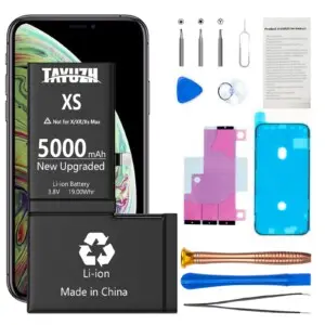TAYUZH [5000mAh] Batería para iPhone Xs Batería de repuesto de ultra alta capacidad para iPhone Xs A1920, A2097, A2098, A2100 con kit de herramientas de reparación profesional e instrucciones | Tuloimportas.com