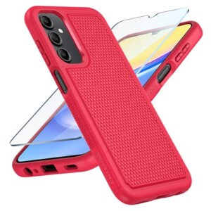 FNTCASE para Samsung Galaxy A15-5G Funda: Funda protectora de doble capa resistente para teléfono celular a prueba de golpes, resistente con parte trasera texturizada antideslizante - Protección militar resistente - 2024, 6,5 pulgadas | Tuloimportas.com