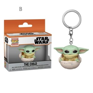 Funko Pop Baby Yoda the Child Grogu Star Wars Action Figure Keychain Toys | Tuloimportas.com