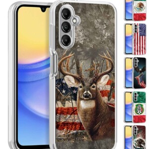 For Samsung Galaxy A14 A15 A25 A35 5G - Flag Design Impact Drop Proof Cover Case | Tuloimportas.com