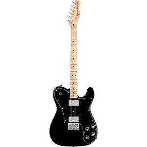 Guitarra eléctrica Squier Affinity Series Deluxe Telecaster, con garantía de 2 años, negra, diapasón de arce | Tuloimportas.com