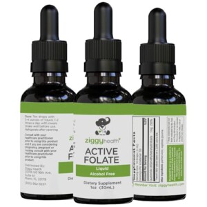 Suplemento de extracto líquido puro de folato activo - L-metilfolato para una mejor absorción, salud cerebral, mejora la función celular, apoyo al sistema inmunológico, complejo B soluble en agua, 1 oz - por Ziggy Health | Tuloimportas.com