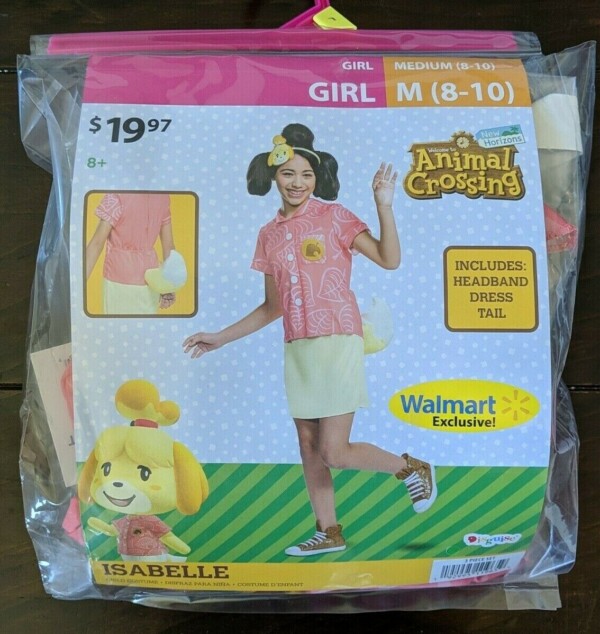 MEDIUM SZ 8-10 Animal Crossing New Horizons Isabelle Halloween Costume Girls | Tuloimportas.com