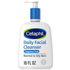 Jabón facial de CETAPHIL, limpiador facial diario para pieles sensibles, mixtas a grasas, NUEVO 16 oz, sin fragancia, espuma suave, sin jabón, hipoalergénico | Tuloimportas.com