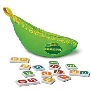 Bananagrams My First: juego de mesa de ortografía para niños, ganador de múltiples premios, para mayores de 4 años | Tuloimportas.com