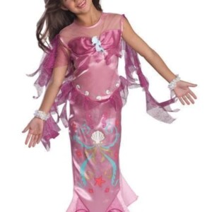 Rubie's Disfraz de sirena rosa Let's Pretend para niños, mediano | Tuloimportas.com