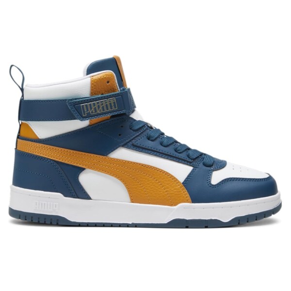 PUMA Mens Rbd Game High Zapatillas Zapatos Casual - Azul, Naranja, Blanco - Talla 7,5 M | Tuloimportas.com