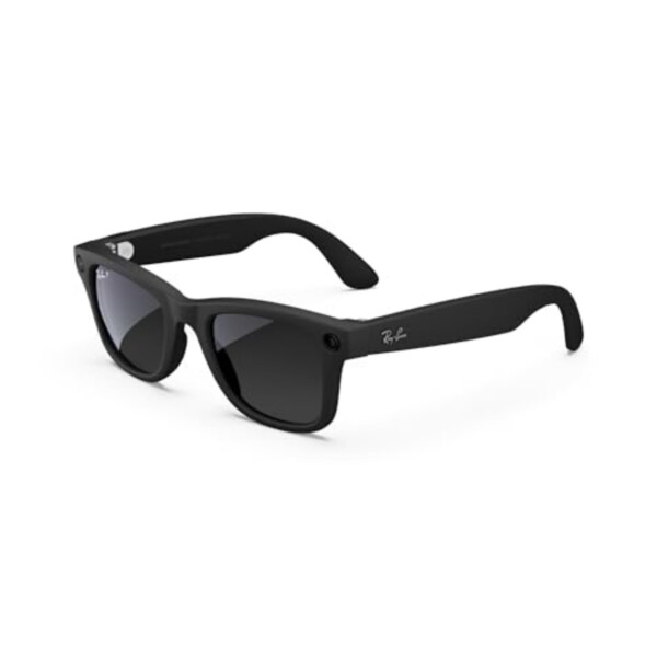 Gafas inteligentes Meta Ray-Ban, Wayfarer, negro mate/grafito degradado polarizado, estándar