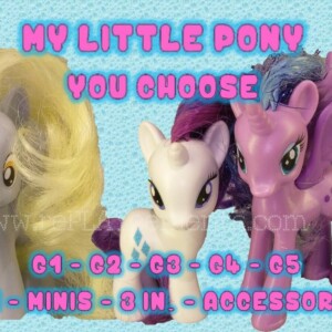 MLP My Little Pony Figures Plush G1/G2/G3/G4/FiM/Minis/3 | Tuloimportas.com