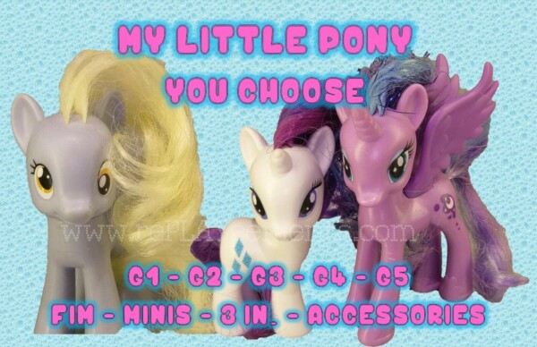 MLP My Little Pony Figures Plush G1/G2/G3/G4/FiM/Minis/3 | Tuloimportas.com