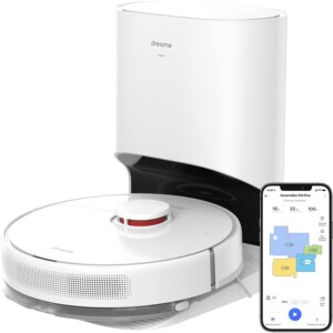 Dreame D10 Plus Robot Aspirador y Mopa con Base Autovaciante para 45 Días de Limpieza, Aspirador Robótico con Succión de 4000 Pa y Navegación LiDAR, Compatible con Alexa, Conexión Wi-Fi | Tuloimportas.com