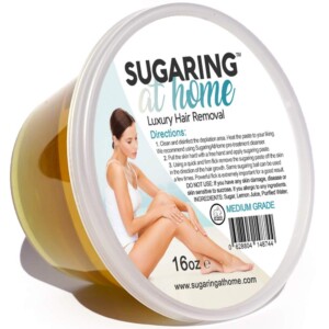 Pasta depilatoria Sugaring mediana para uso profesional en bikini, brasileño, brazos, piernas, espalda 16 oz, | Tuloimportas.com