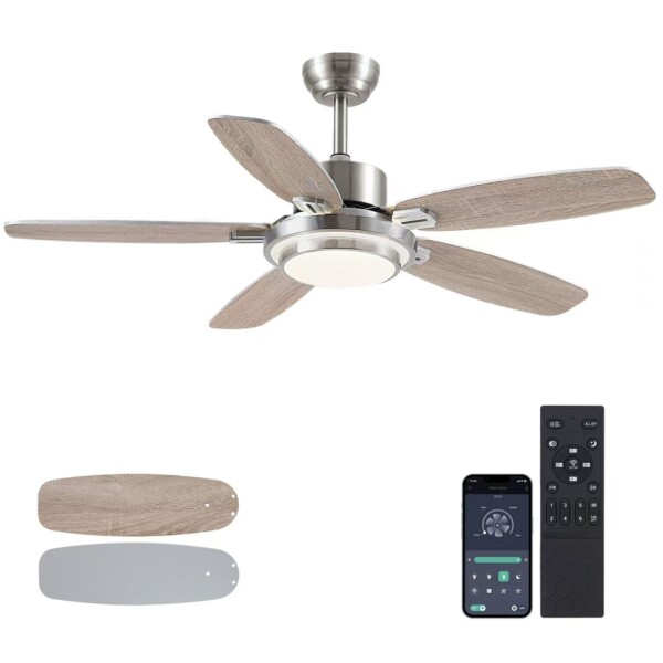 Ventiladores de techo con luces y control remoto/de aplicaciones, 50