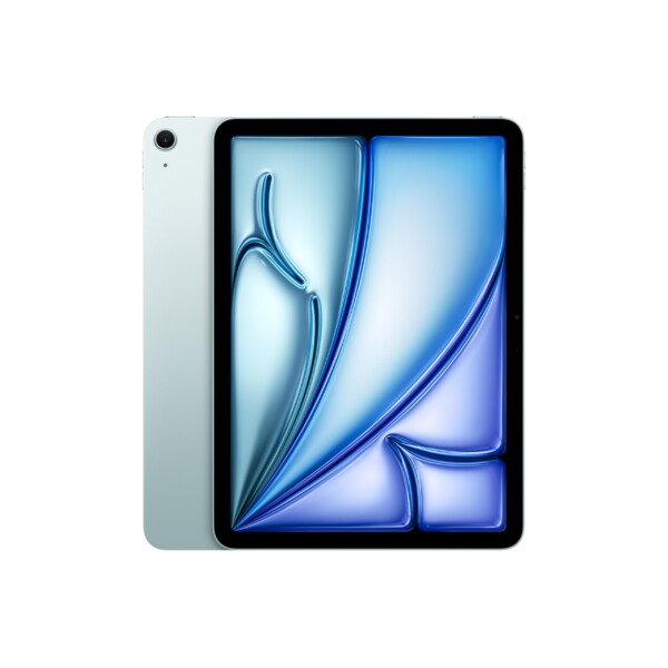 Apple iPad Air 11 pulgadas con chip M3 construido para Apple Intelligence, pantalla de retina líquida, 512GB, cámara frontal/trasera de 12MP, Wi-Fi 6E, ID de contacto, duración de la batería durante todo el día-Azul