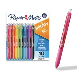 Paper Mate Inkjoy Gel Pens Medium Point Surtido 10 recuento | Tuloimportas.com