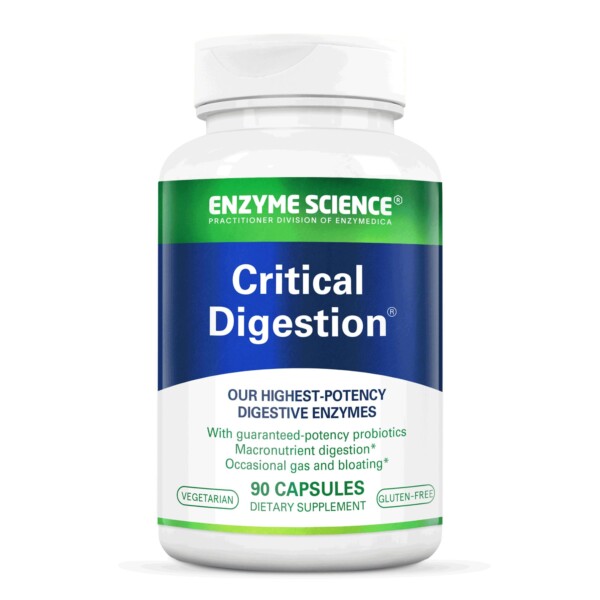 Enzima ciencia digestión crítica - Enzimas digestivas para mujeres y para hombres con probióticos - apoyo de alta potencia para la digestión - Salud digestiva - Enzimas digestivas y probioticos - 90 cápsulas