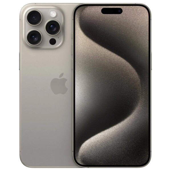 Apple iPhone 15 Pro, 128 GB, Titanio natural - Desbloqueado (renovado)