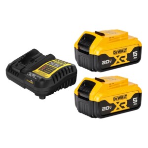 Kit de carga de batería de Dewalt 20V Max, incluye 2 baterías, 5AH, incluye una pequeña bolsa de almacenamiento (DCB205-2CK) | Tuloimportas.com