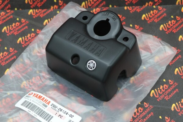 Logotipo Emblema + Interruptor de llave Manezar de plástico Cubierta del vástago OEM Factory Fits Yamaha Banshee