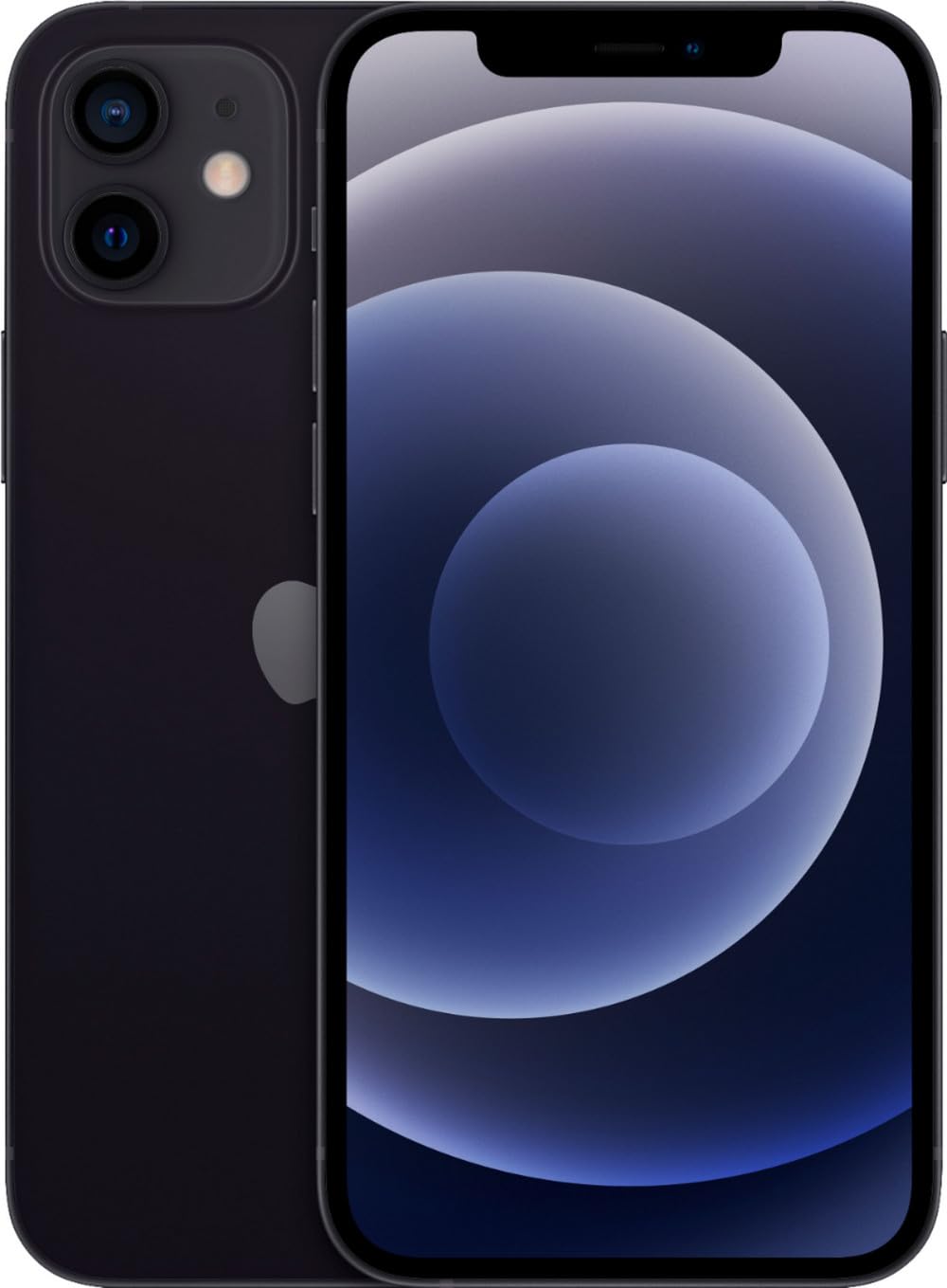 Apple iPhone 12, 64 GB, negro - completamente desbloqueado (renovado)