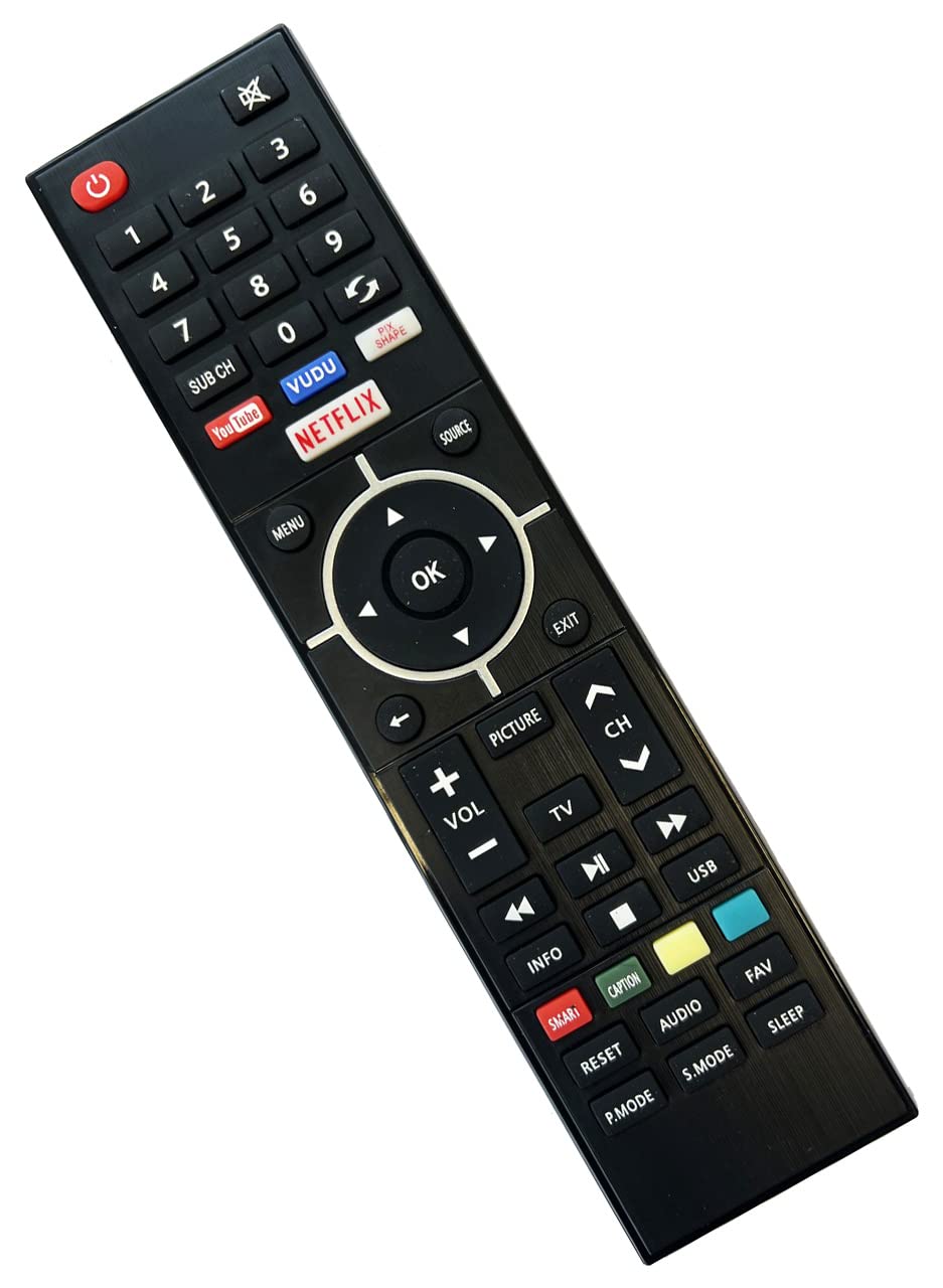 Remoto de reemplazo universal para todos los televisores de Sanyo TV, LCD, LED, Smart TV: no se requiere configuración