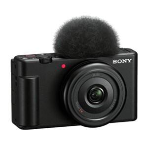 Cámara Sony ZV-1F Vlog para creadores de contenido y vloggers, color negro