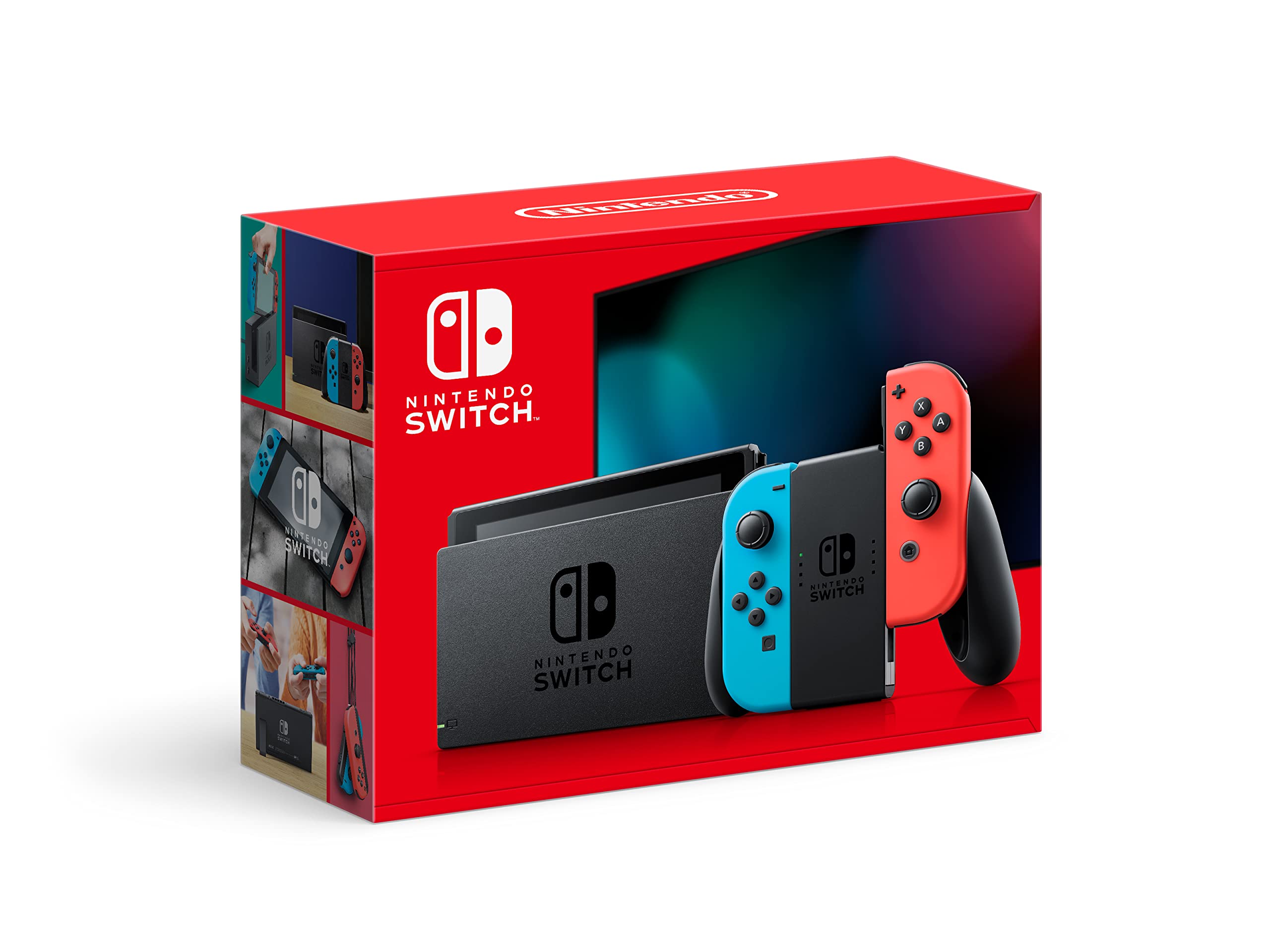 Nintendo Switch ™ con Neon Blue y Neon Red Joy - CON ™ (renovado)