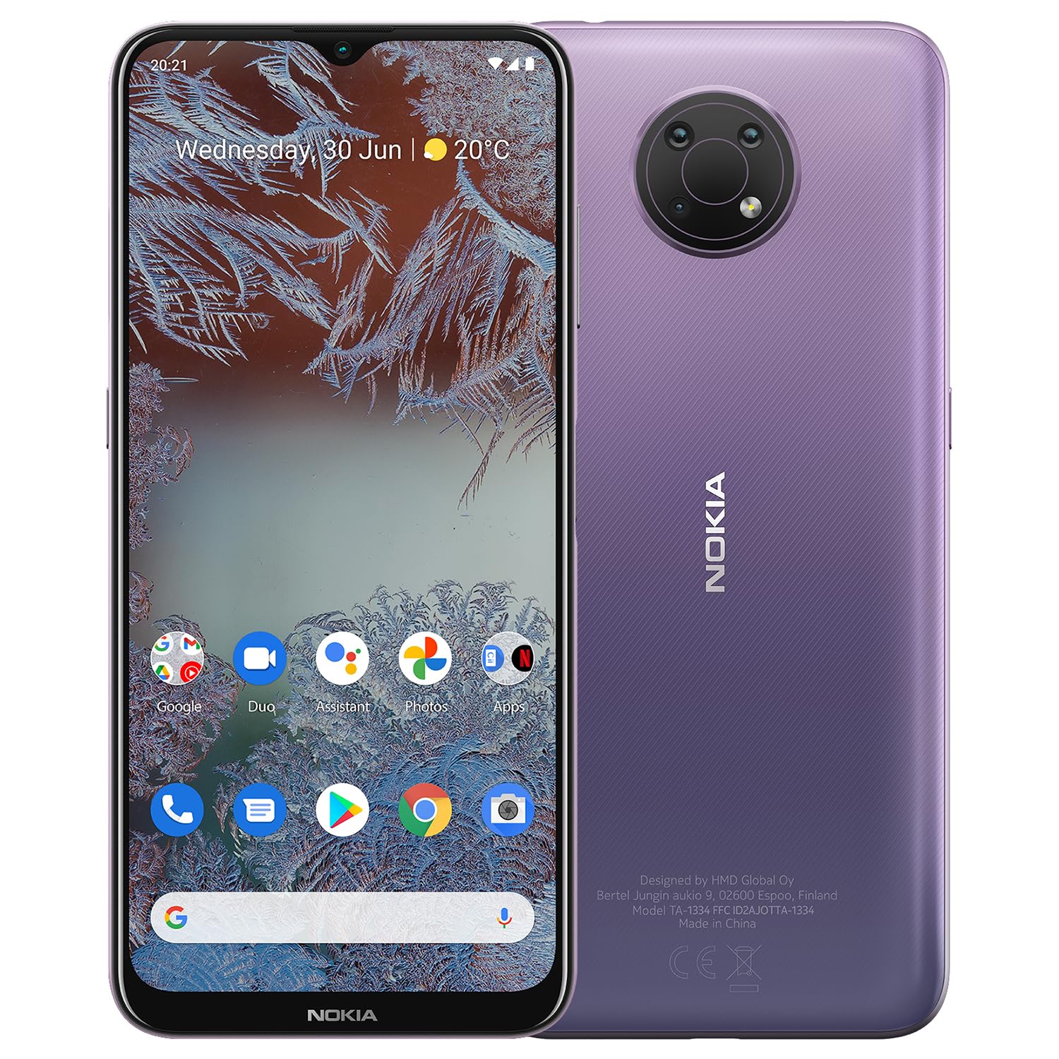 Nokia G10 | Android 13 | Teléfono inteligente GSM desbloqueado | Batería de 3 días | 3GB RAM | Almacenamiento de 64 GB | Pantalla de 6,52 pulgadas | Cámara triple de 13MP | Anochecer | No compatible con Verizon o AT&T