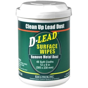 Toallitas de superficie D-LEAD para la limpieza de polvo de pintura de plomo (48 ct,), PD-T148 | Tuloimportas.com
