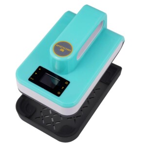 Máquina de prensado térmico MECOLOUR para camisetas de 5 x 7 pulgadas. Prensa térmica portátil para sublimación y vinilo HTV con control preciso de temperatura (temperatura máxima de 410 °C a 210 °C) para proyectos de transferencia térmica de sombreros, bolsos, almohadas. | Tuloimportas.com