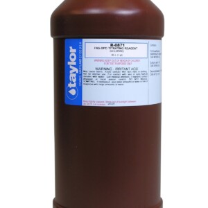 Taylor R0871-F Reactivo de titulación FAS-DPD de repuesto para piscinas, 1 cuarto de galón, | Tuloimportas.com