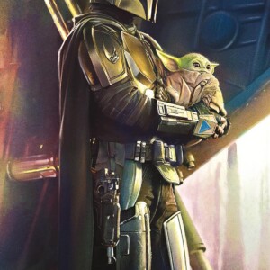 Trends International Star Wars: The Mandalorian - Póster de pared sostenido, 22,375 | Tuloimportas.com