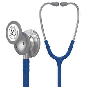 Estetoscopio de monitoreo 3M Littmann Classic III, 5622, más del doble de ruidoso, pesa menos, campana de acero inoxidable, tubo azul marino de 27 | Tuloimportas.com