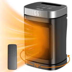 Calentador portátil pequeño para uso en interiores, con función de rotación de 70°, calentador eléctrico PTC JIBUFI de 1500 W, calefacción rápida y segura, control remoto, temporizador de 1 a 12 horas para dormitorio, oficina 12 Calentador portátil pequeño para uso en interiores, con función de rotación de 70°, calentador eléctrico PTC JIBUFI de 1500 W, calefacción rápida y segura, control remoto, temporizador de 1 a 12 horas para dormitorio, oficina | Tuloimportas.com