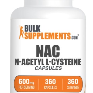BulkSupplements,com Cápsulas de N-Acetil L-Cisteína - N-Acetil Cisteína 600 mg, Suplemento NAC - 600 mg por cápsula, sin gluten - 1 cápsula NAC por porción, 360 cápsulas (paquete de 1) 4 BulkSupplements,com Cápsulas de N-Acetil L-Cisteína - N-Acetil Cisteína 600 mg, Suplemento NAC - 600 mg por cápsula, sin gluten - 1 cápsula NAC por porción, 360 cápsulas (paquete de 1) | Tuloimportas.com