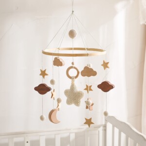 Móvil de cuna para bebé, móvil bohemio para guardería, móvil de género neutro, móvil de techo de ganchillo a mano, estrellas, nubes y luna. 10 Móvil de cuna para bebé, móvil bohemio para guardería, móvil de género neutro, móvil de techo de ganchillo a mano, estrellas, nubes y luna. | Tuloimportas.com