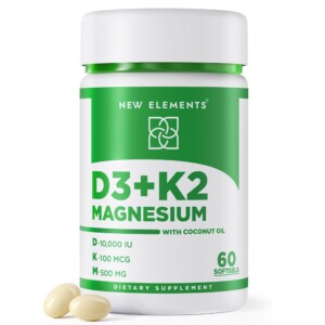 Vitamina D3 K2 10 000 UI con glicinato de magnesio 500 mg. Salud ósea. Apoyo inmunitario. Energía. Estado de ánimo. Sin OMG. Sin gluten. Sin azúcar. Cápsulas blandas para mujeres y hombres. 60 cápsulas blandas. 12 Vitamina D3 K2 10 000 UI con glicinato de magnesio 500 mg. Salud ósea. Apoyo inmunitario. Energía. Estado de ánimo. Sin OMG. Sin gluten. Sin azúcar. Cápsulas blandas para mujeres y hombres. 60 cápsulas blandas. | Tuloimportas.com