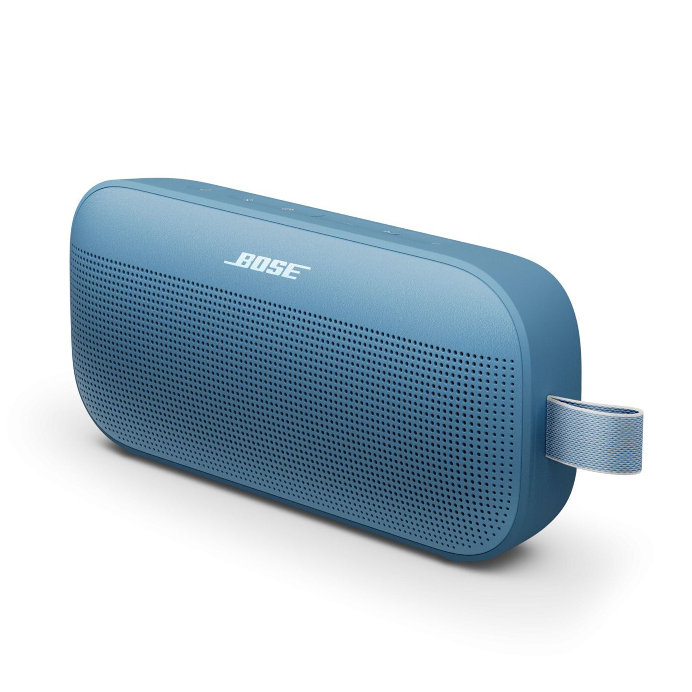 Bose SoundLink Flex Altavoz Bluetooth (2.ª generación) - Altavoz portátil para exteriores con audio Hi-Fi, resistente al agua y al polvo, USB-C, hasta 12 horas de duración de la batería, azul atardecer