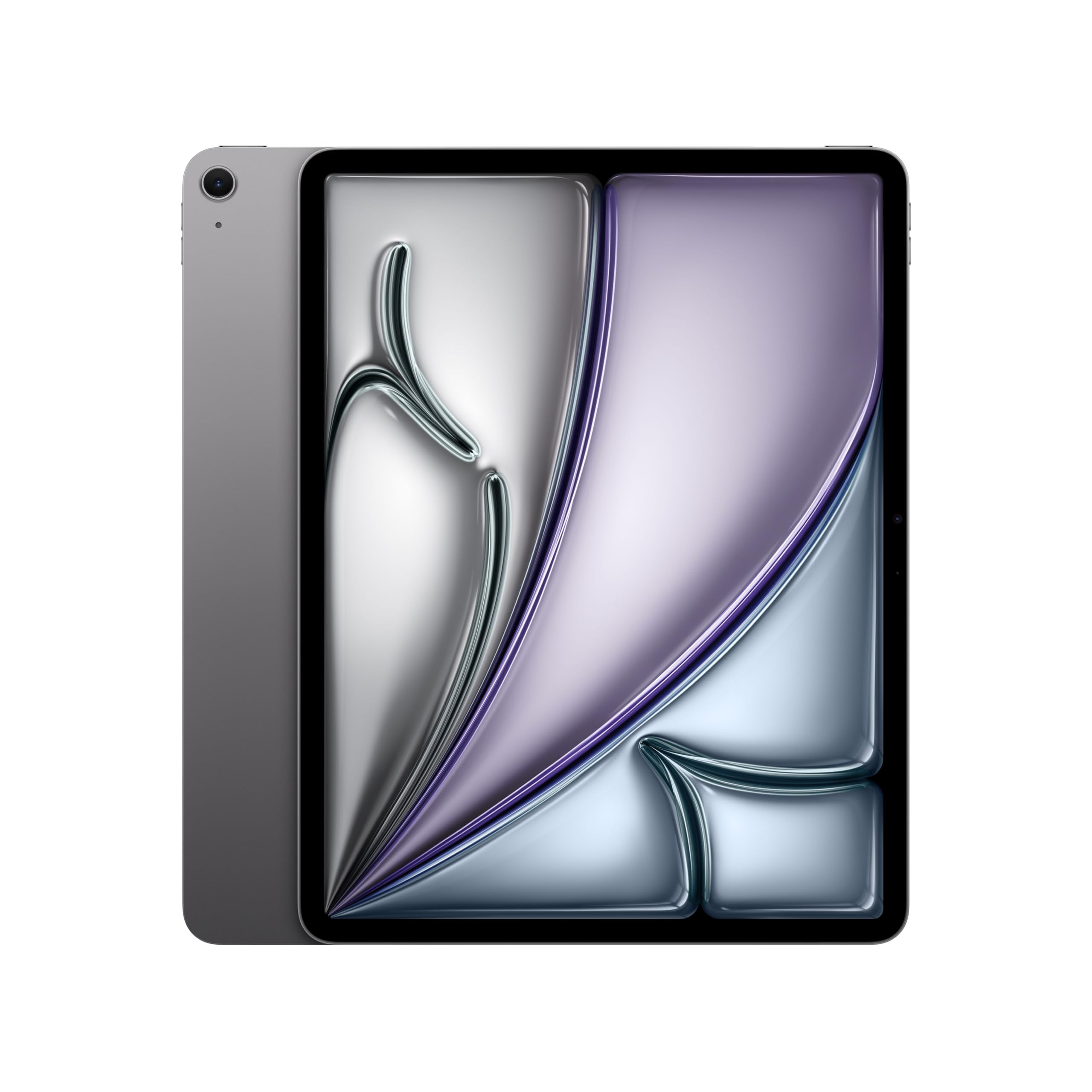 Apple iPad Air de 13 pulgadas (M4): pantalla Liquid Retina, 128 GB, cámara frontal/trasera de 12 MP, Wi-Fi 7 con Apple N1, Touch ID, batería que dura todo el día, gris espacial