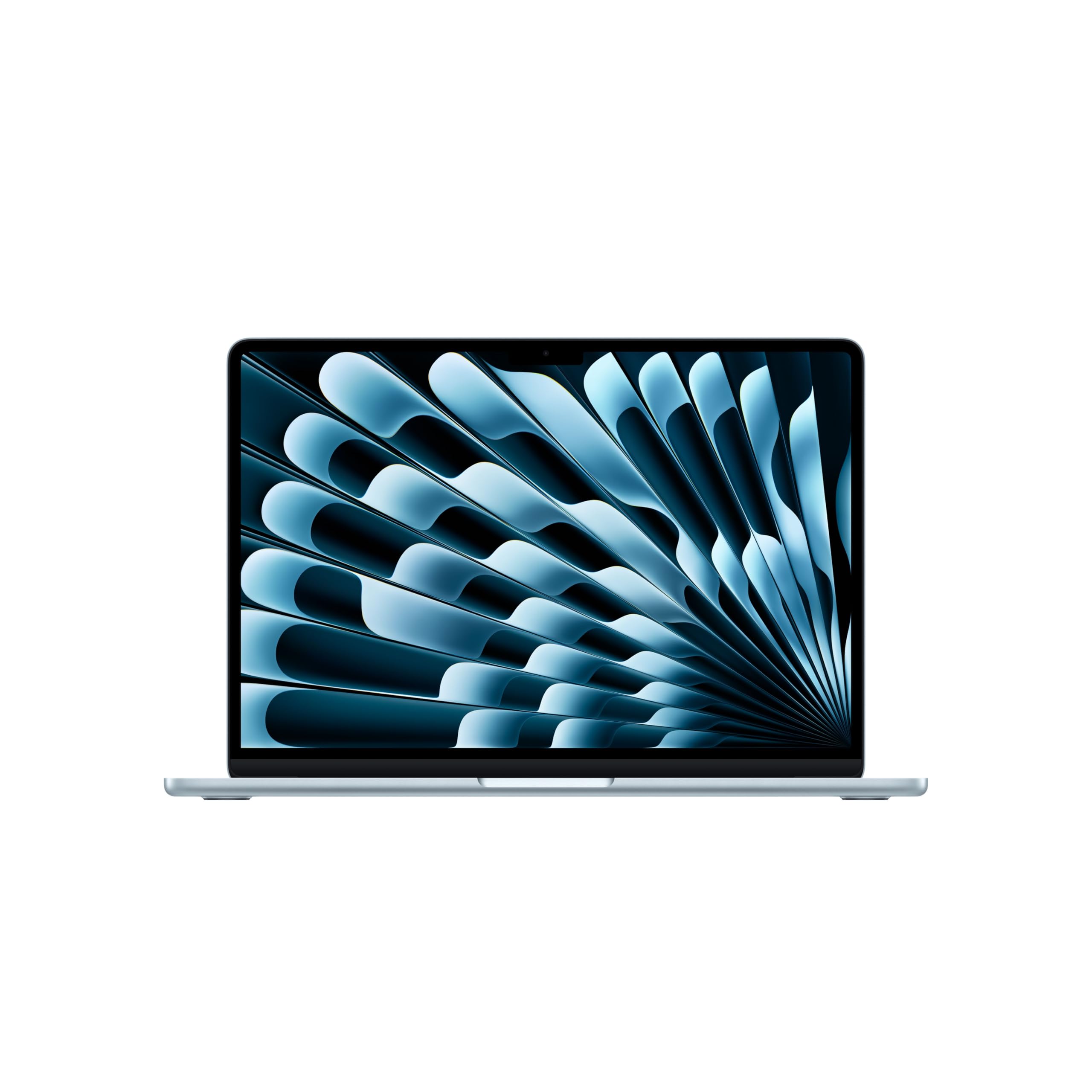 Computadora portátil Apple MacBook Air 2026 de 13 pulgadas con chip M5: diseñada para IA, pantalla Liquid Retina de 13,6 pulgadas, memoria unificada de 16 GB, SSD de 512 GB, cámara central de 12 MP, Touch ID, Wi-Fi 7; azul cielo