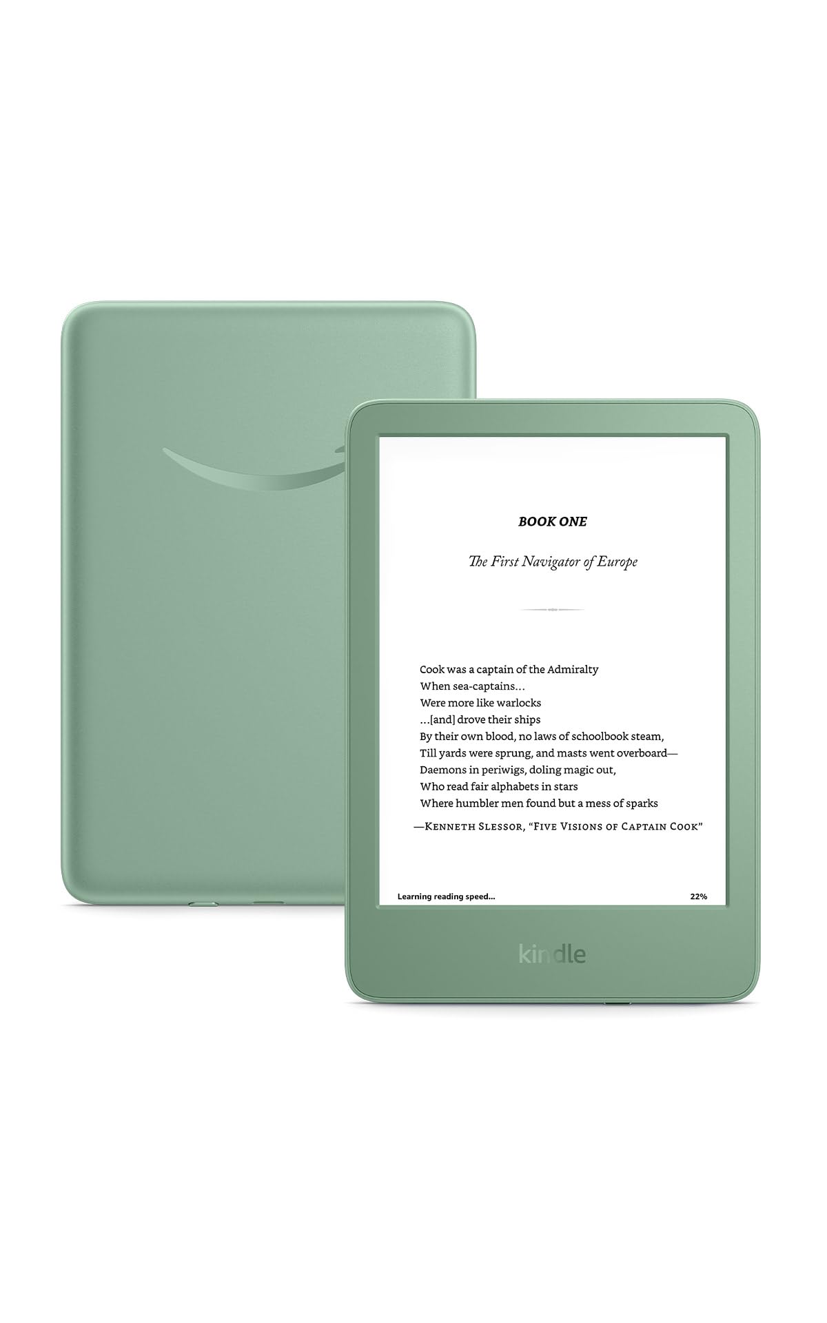 Amazon Kindle 16 GB (modelo más nuevo): el Kindle más liviano y compacto, ahora con cambios de página más rápidos y mayor relación de contraste, para una experiencia de lectura mejorada - Sin anuncios en la pantalla de bloqueo - Matcha