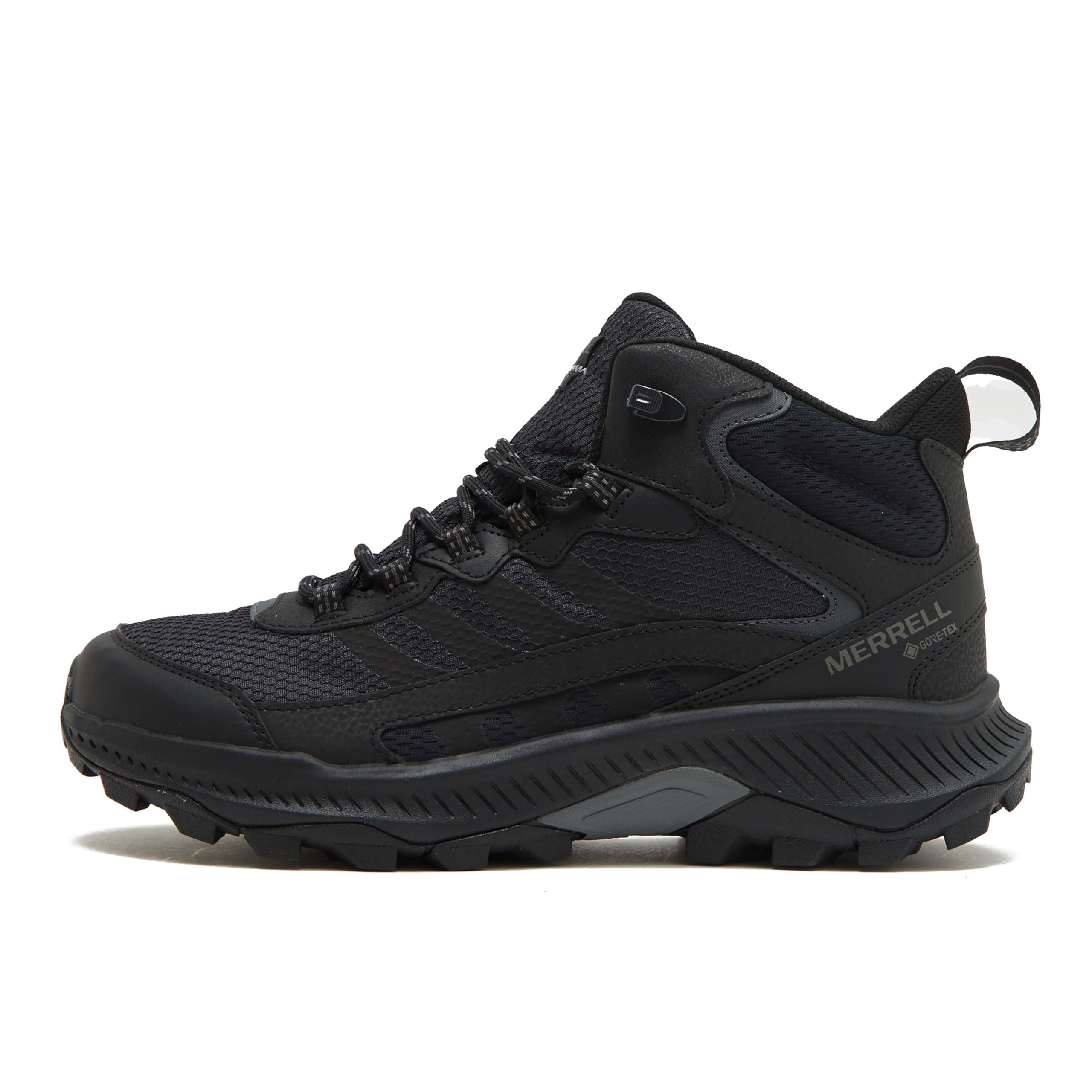 Merrell Speed Strike 2 Mid Botas de senderismo impermeables para hombre, negro, 7,5
