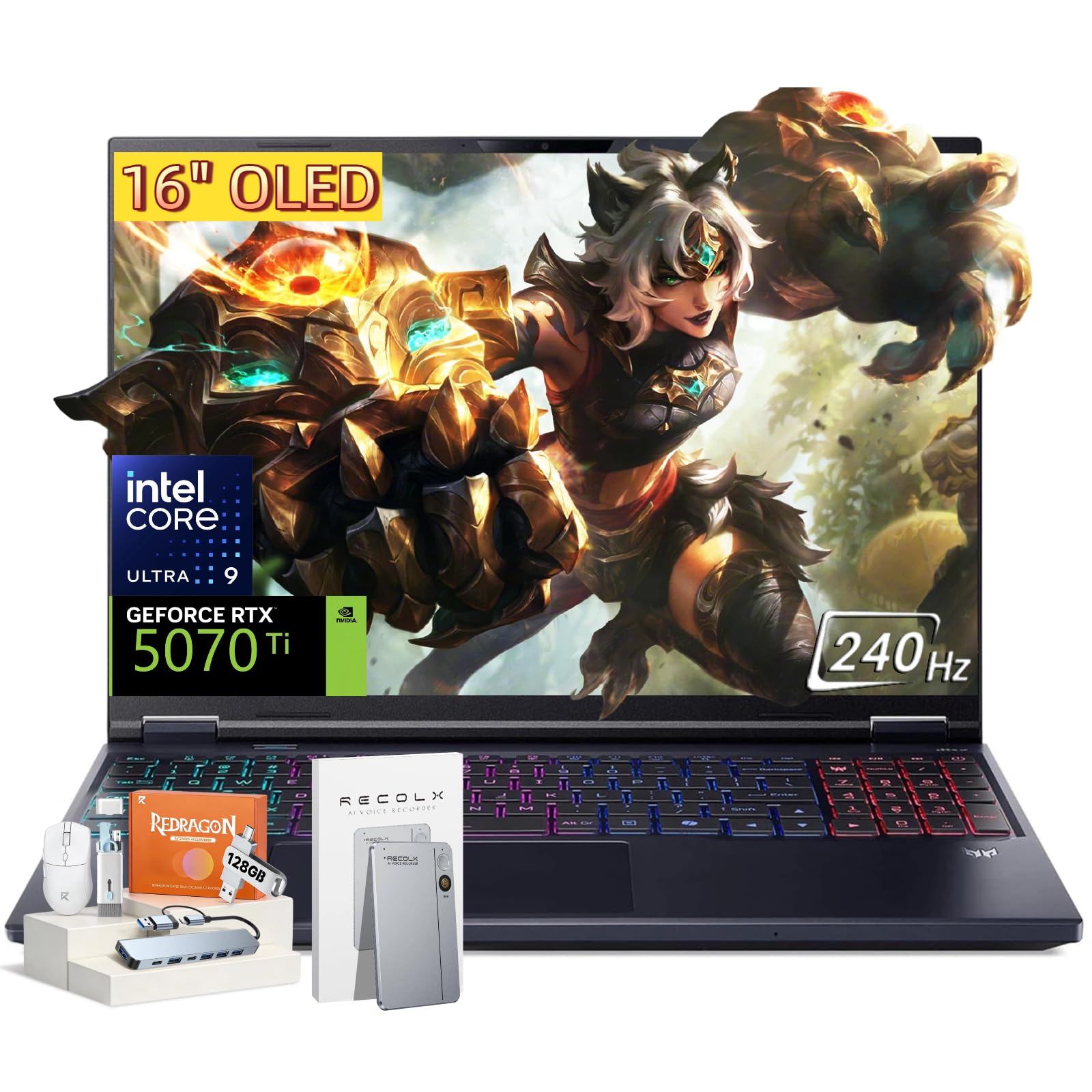 Laptop para juegos Acer Predator Helios Neo 16S AI, 16