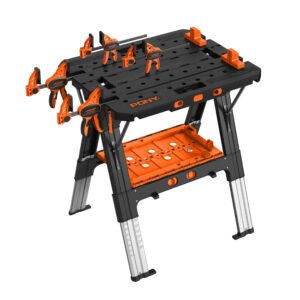 Pony Portable Folding Work Table, Workbench & Sawhorse 10 Pony Portable Folding Work Table, Workbench & Sawhorse | Tuloimportas.com