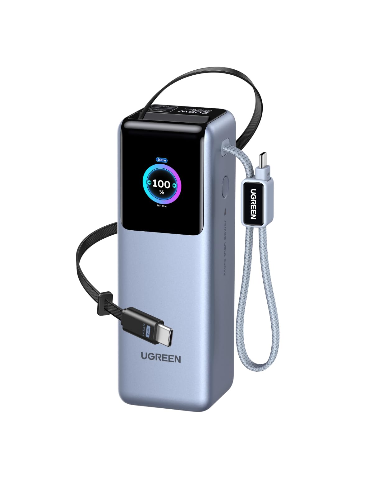 UGREEN Nexode Pro 25000mAh 200W Cables retráctiles Power Bank para iPhone