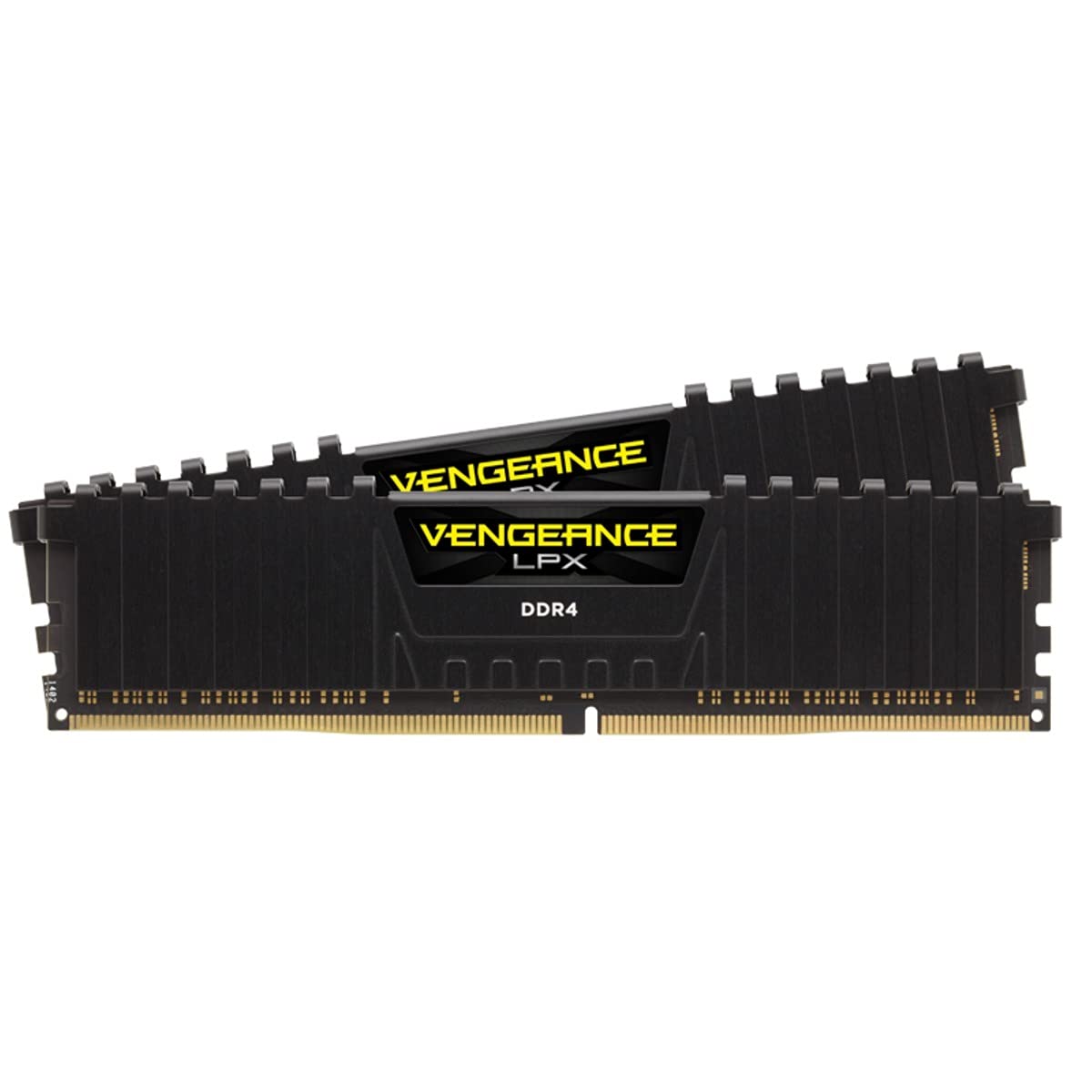 CORSAIR Vengeance LPX DDR4 RAM 16GB (2x8GB) Hasta 3200MHz CL16-20-20-38 1,35V Intel AMD Memoria para computadora de escritorio - Negro (CMK16GX4M2E3200C16)
