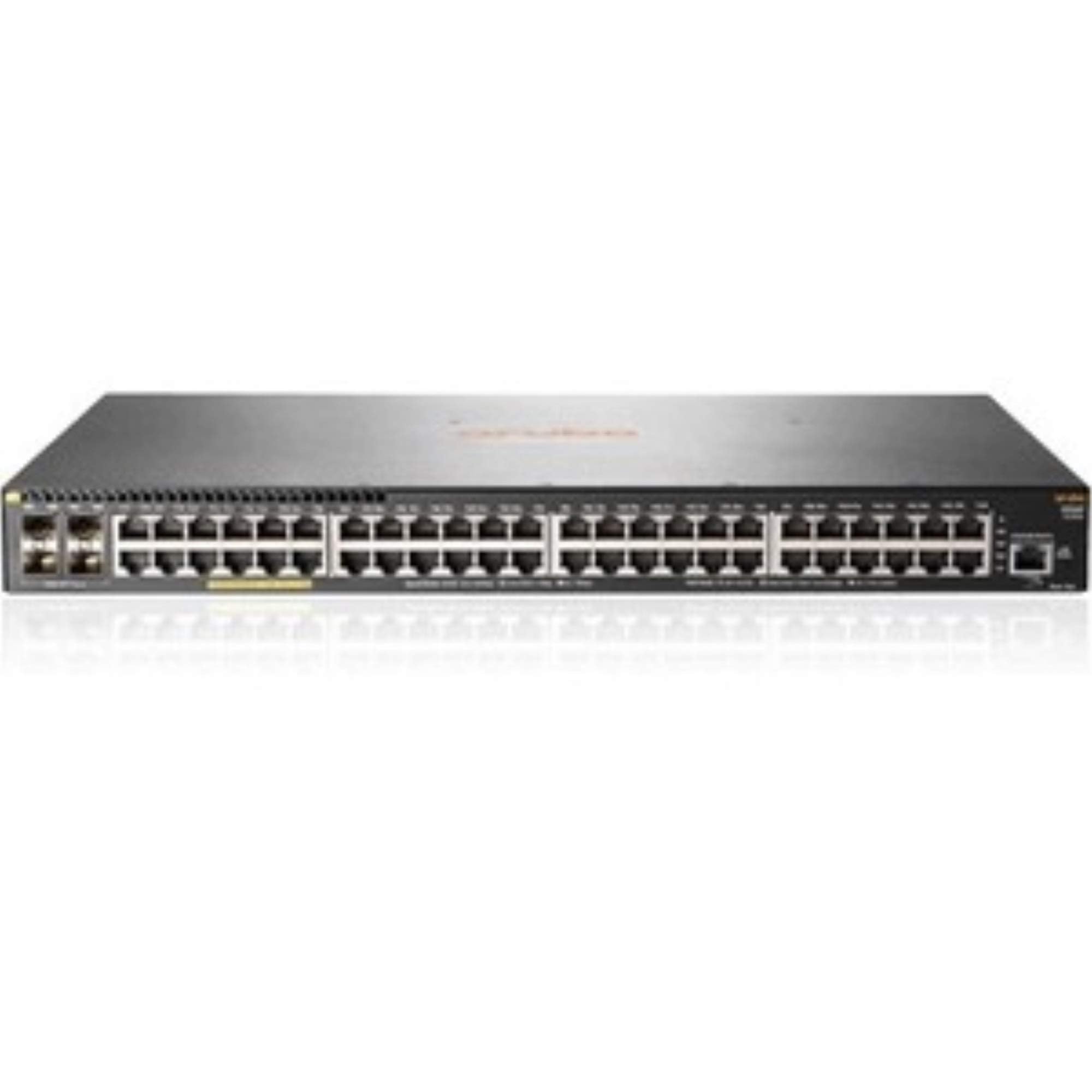 Conmutador Aruba 2930F 48G PoE+ 4SFP 740W - Red 48 x Gigabit Ethernet, Ranura de expansión 4 x 10 Gigabit Ethernet - Administrable - Par trenzado, Fibra óptica - Modular - Compatible con 3 capas - 1U de alto - Rack-