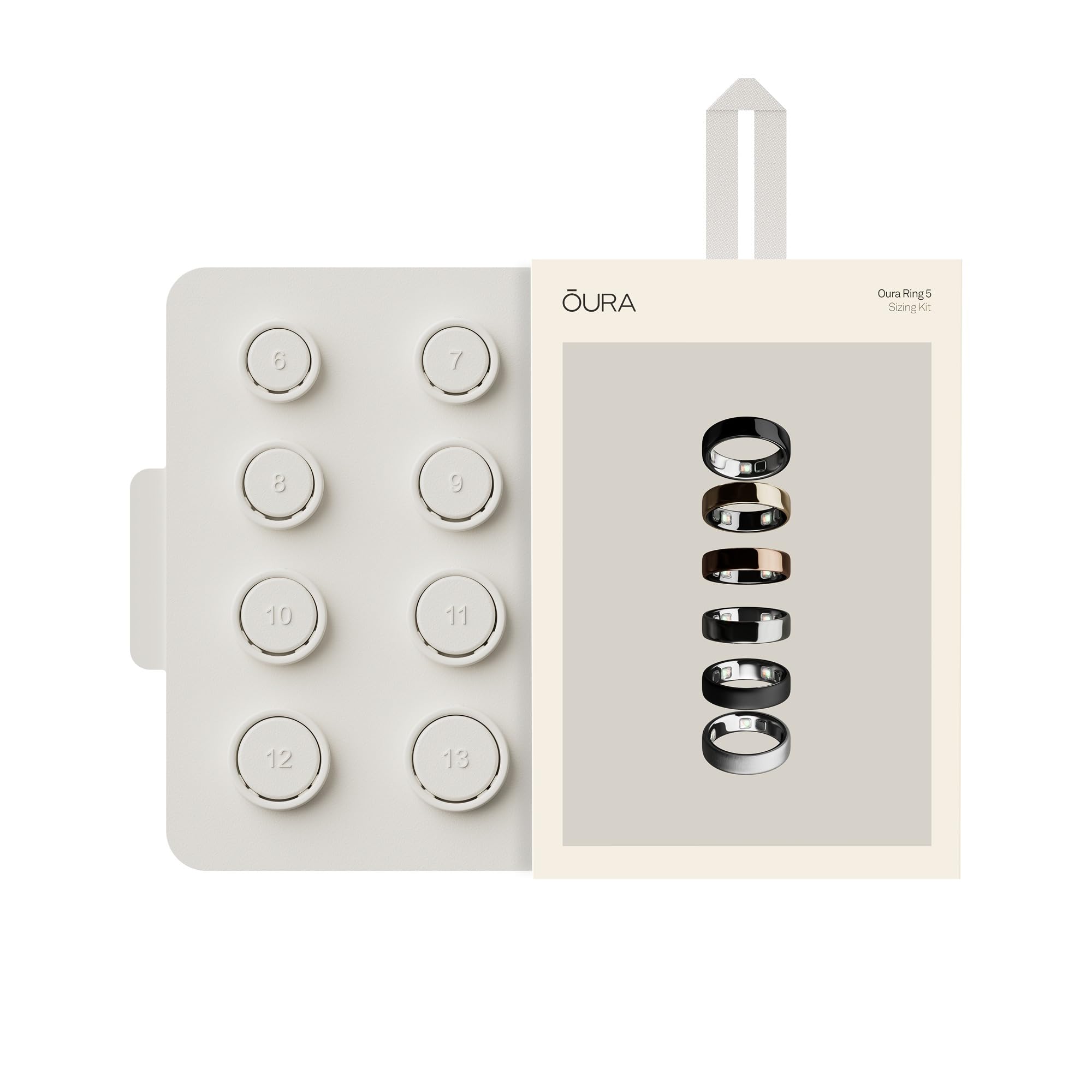 Kit de tallas de Oura Ring 5: talla antes de comprar Oura Ring 5