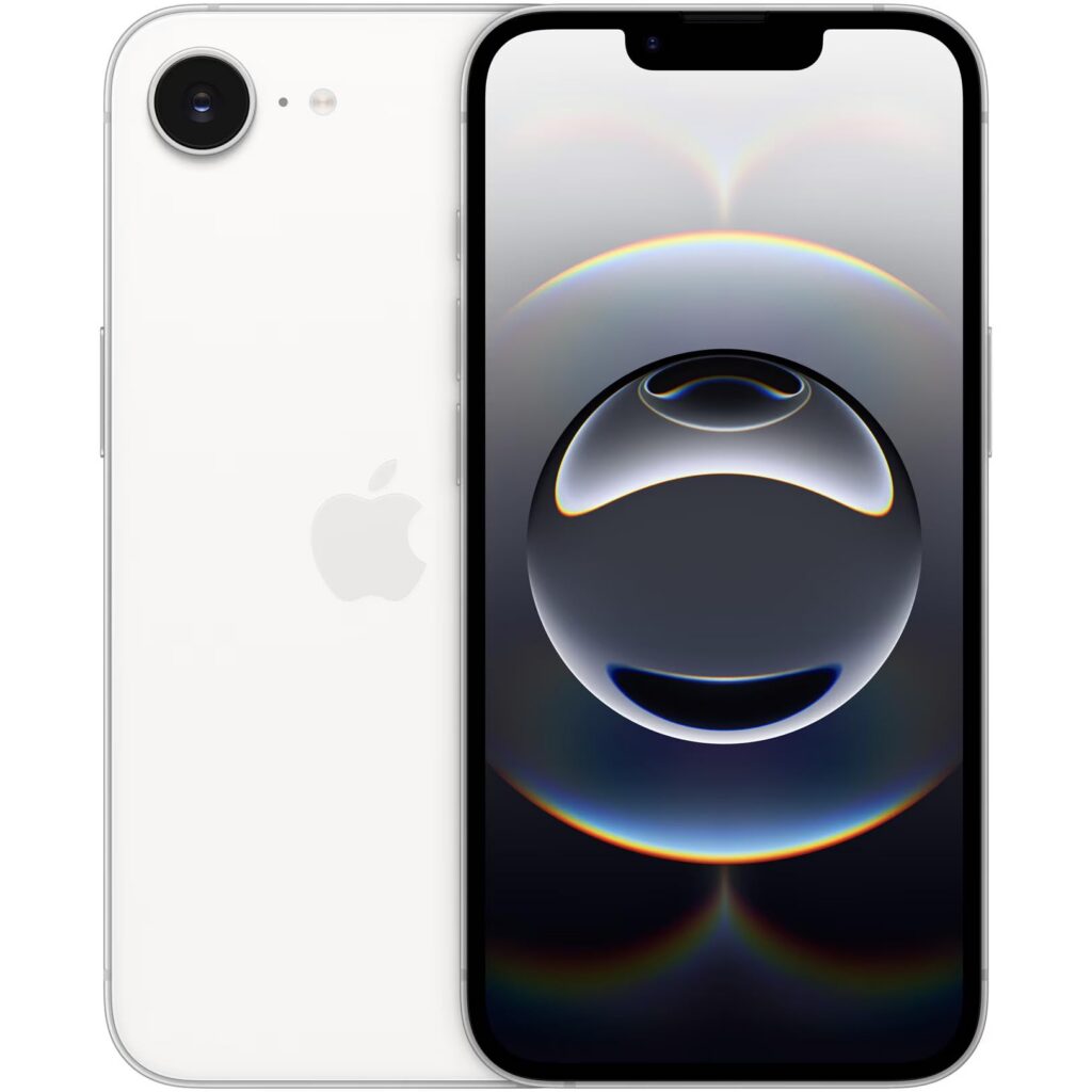 Apple iPhone 16e, 128 GB, eSIM, blanco - Libre (Renovado Premium)